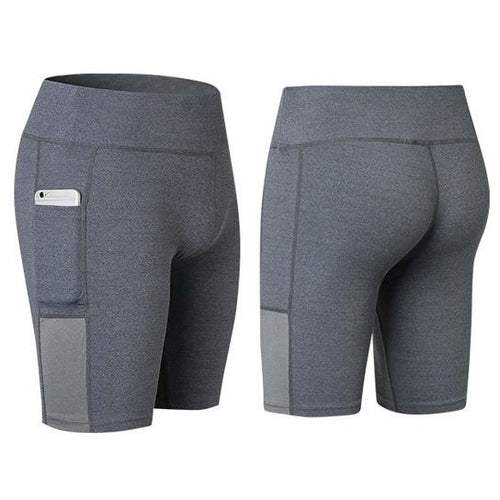 Women’s Performance Biker Shorts with Phone Pocket