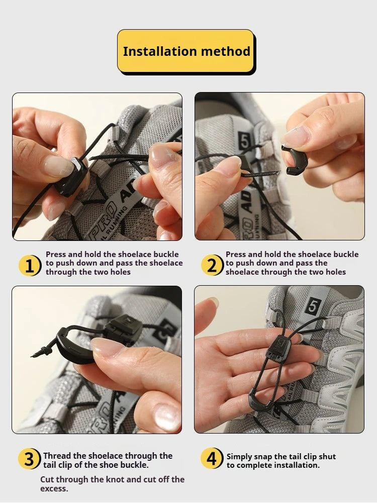Elastic No-Tie Running Laces