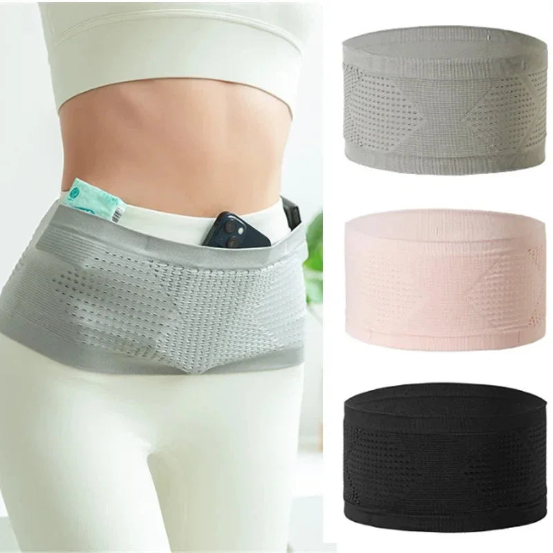 Seamless No-Bounce Running Belt for Phone & Essentials