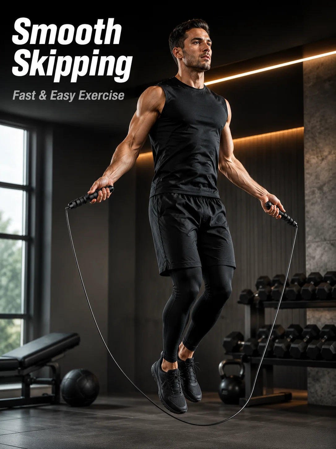 Adjustable Steel-Wire Speed Jump Rope