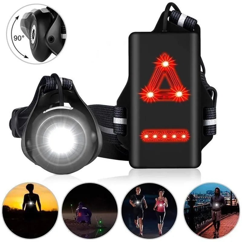 Rechargeable LED Running Chest Light