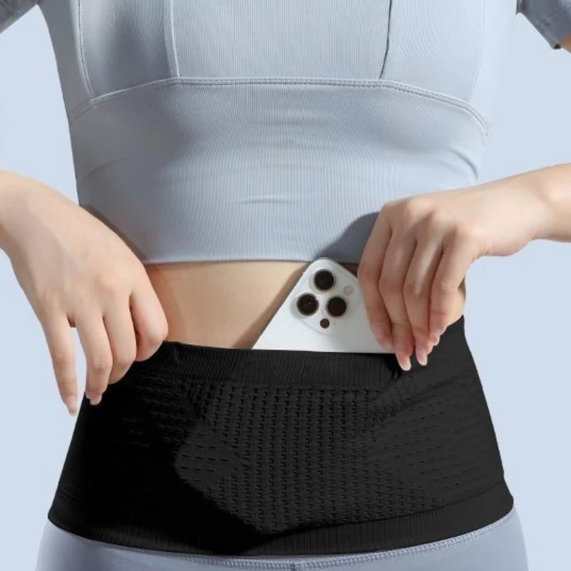 Seamless No-Bounce Running Belt for Phone & Essentials