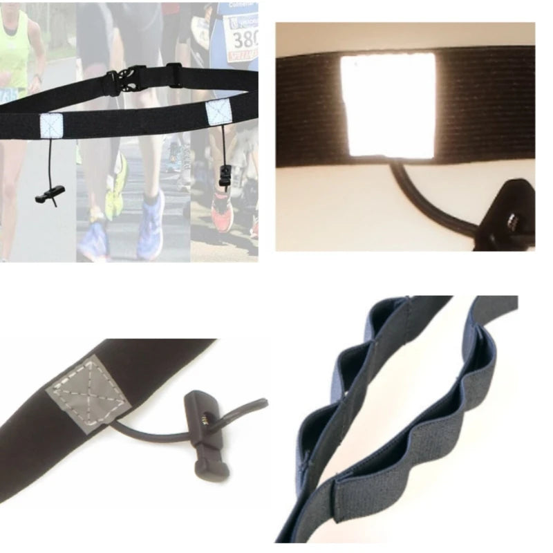 Race Day Bib & Gel Holder Running Belt
