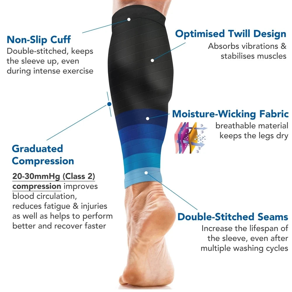Running Compression Calf Sleeves – 1 Pair
