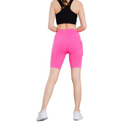 Women’s Performance Biker Shorts with Phone Pocket