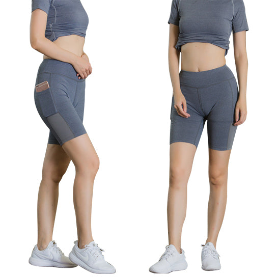 Women’s Performance Biker Shorts with Phone Pocket