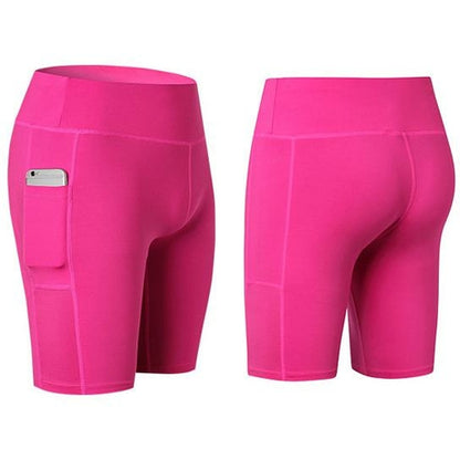 Women’s Performance Biker Shorts with Phone Pocket