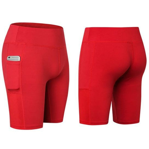 Women’s Performance Biker Shorts with Phone Pocket