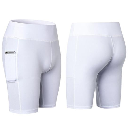 Women’s Performance Biker Shorts with Phone Pocket