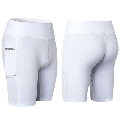 Women’s Performance Biker Shorts with Phone Pocket