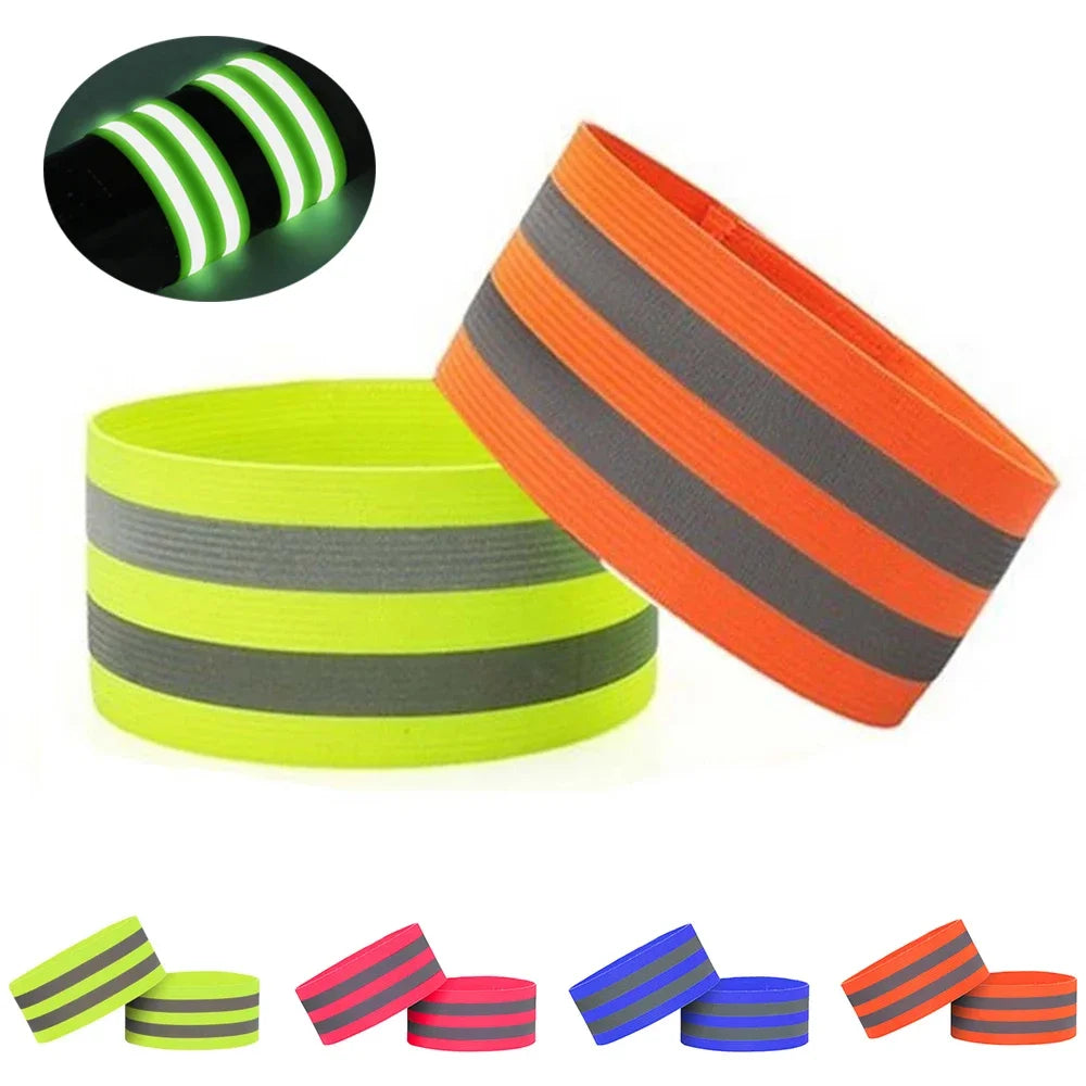 High-Visibility Reflective Running Bands – 2 Pack