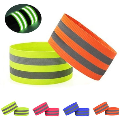 High-Visibility Reflective Running Bands – 2 Pack
