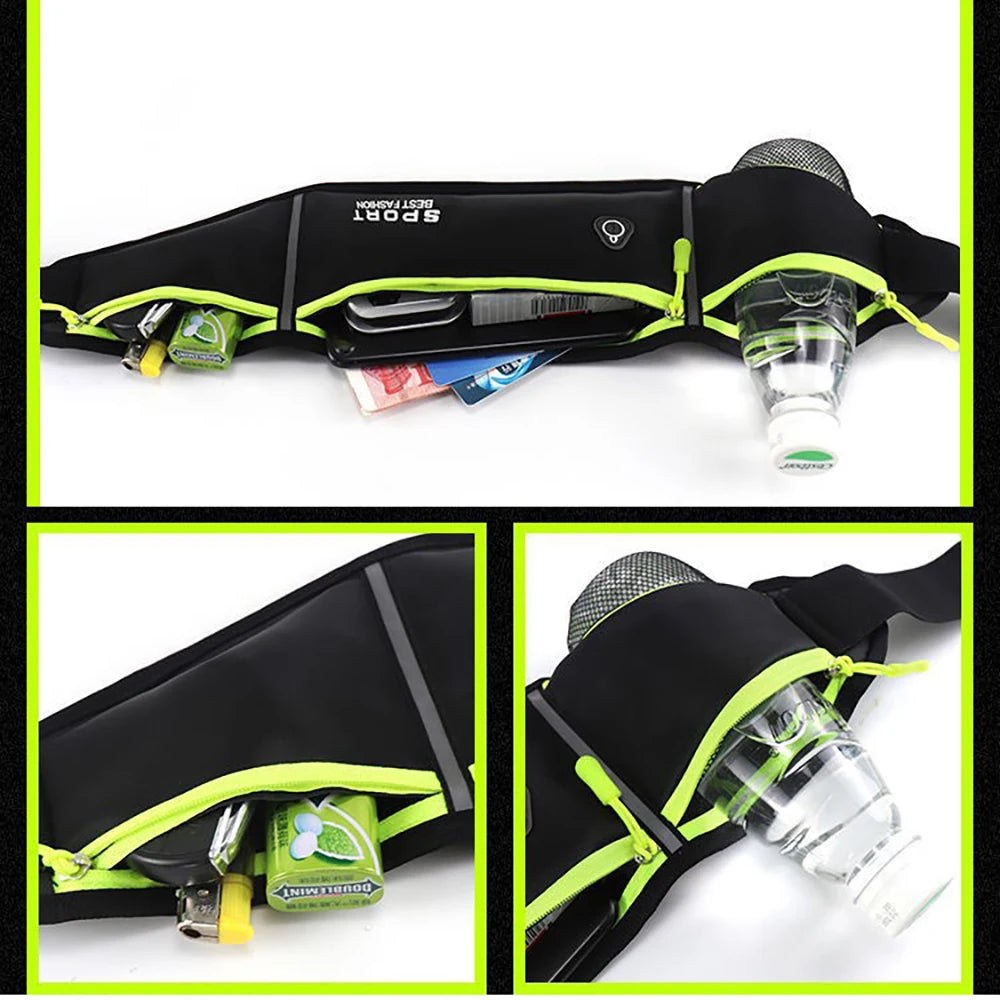 Running Hydration Belt with Bottle Holder