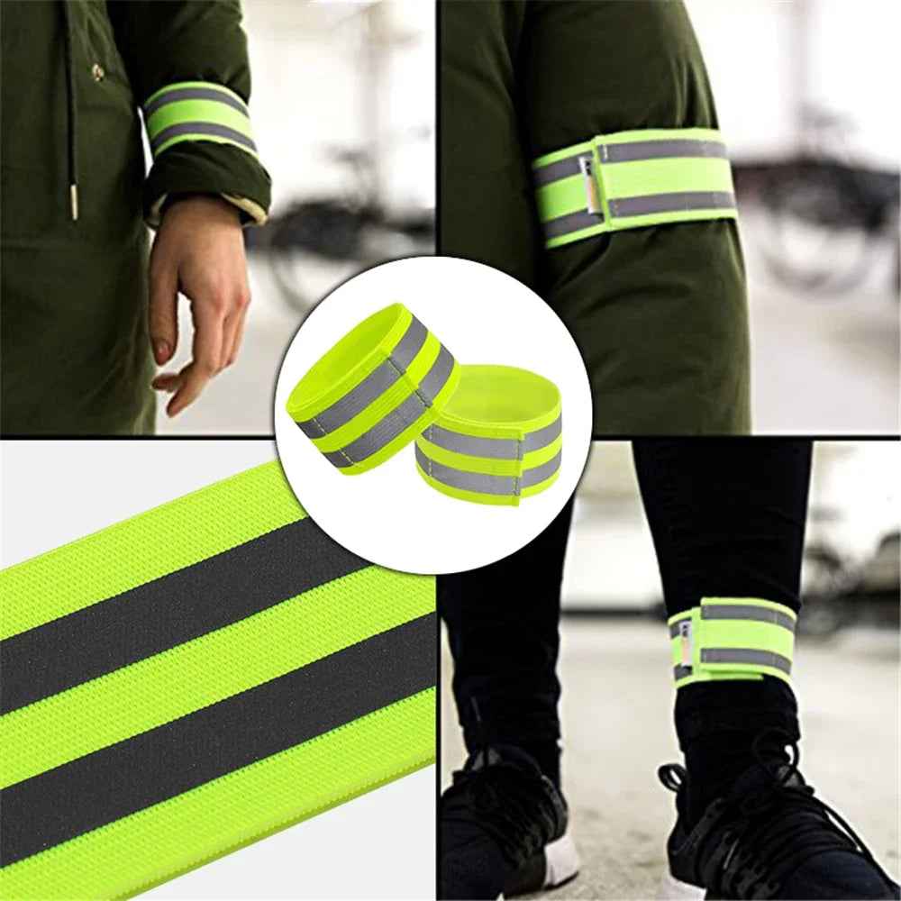 High-Visibility Reflective Running Bands – 2 Pack