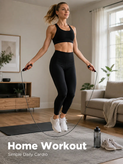 Adjustable Steel-Wire Speed Jump Rope