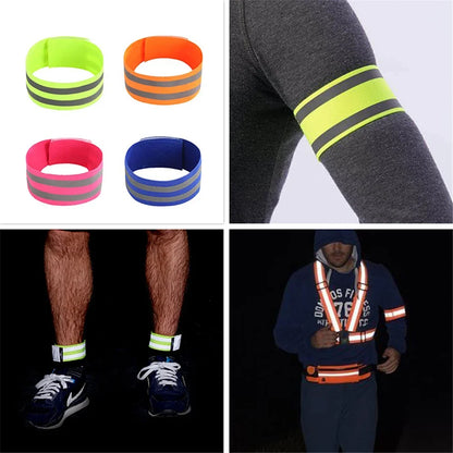 High-Visibility Reflective Running Bands – 2 Pack