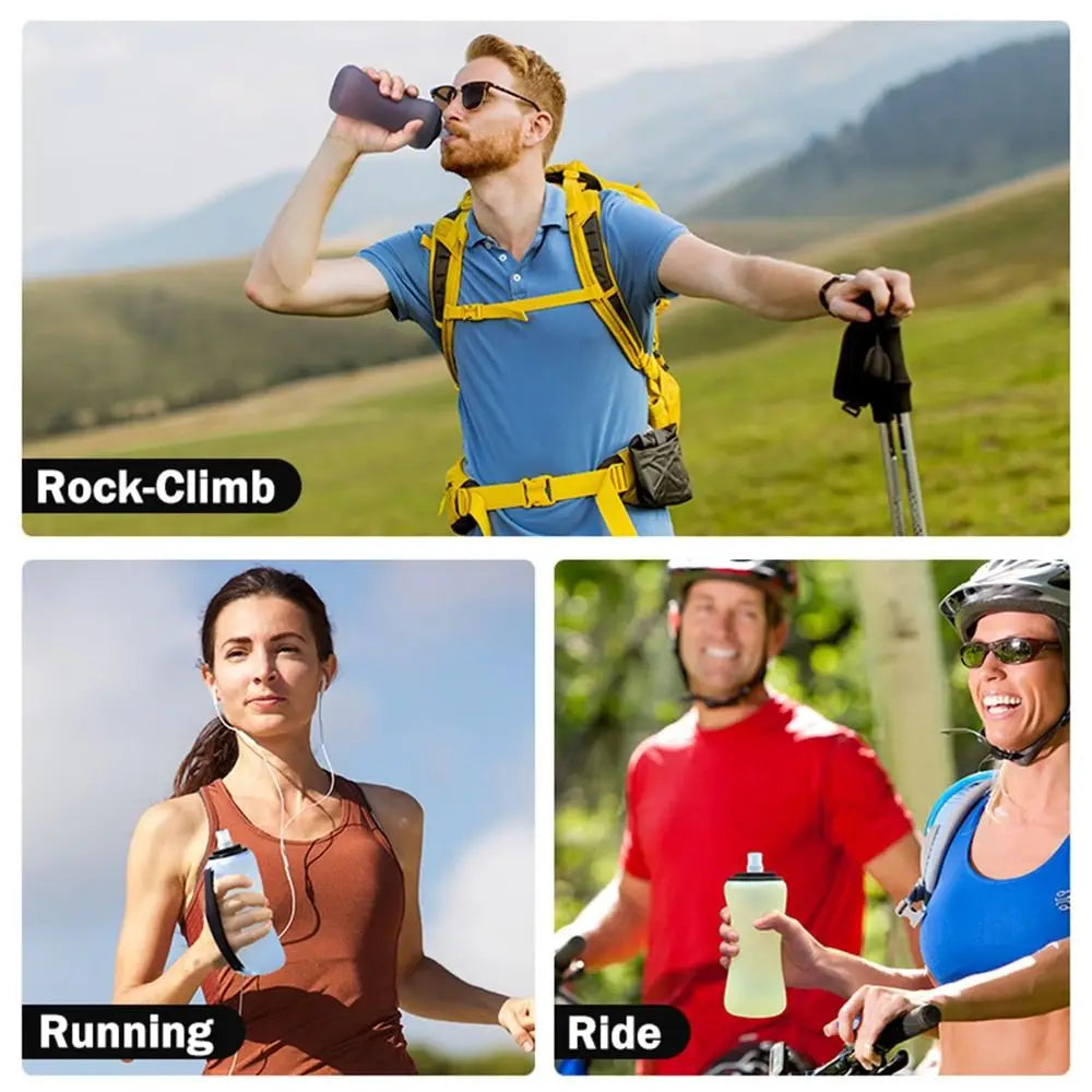 350ml Handheld Collapsible Running Soft Flask