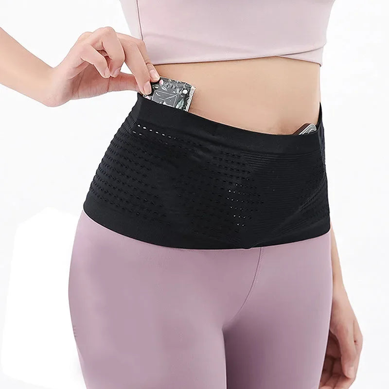 Seamless No-Bounce Running Belt for Phone &amp; Essentials