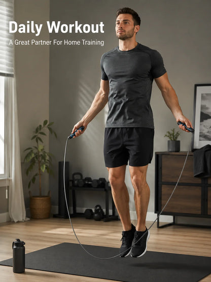 Adjustable Steel-Wire Speed Jump Rope