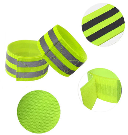 High-Visibility Reflective Running Bands – 2 Pack