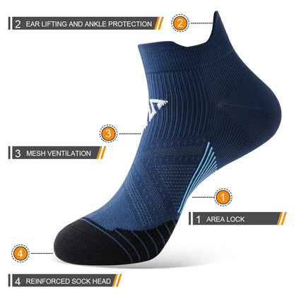 Cushioned Performance Running Ankle Socks