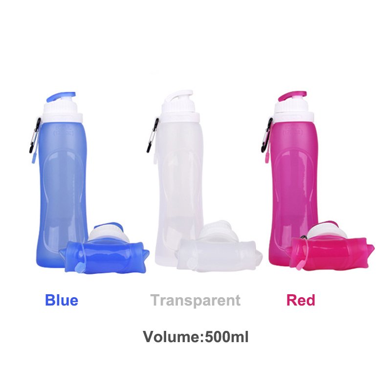 500ml Collapsible Running Water Bottle